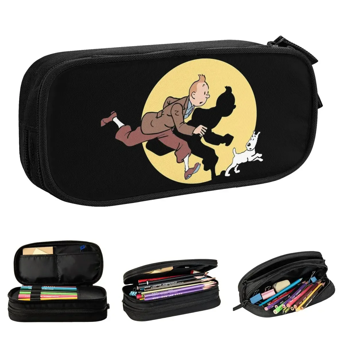 Tin Teen The Movie Pencil Case, Pen Box para estudantes, Sacos de lápis grande capacidade, Papelaria cosmética escolar, Bonito