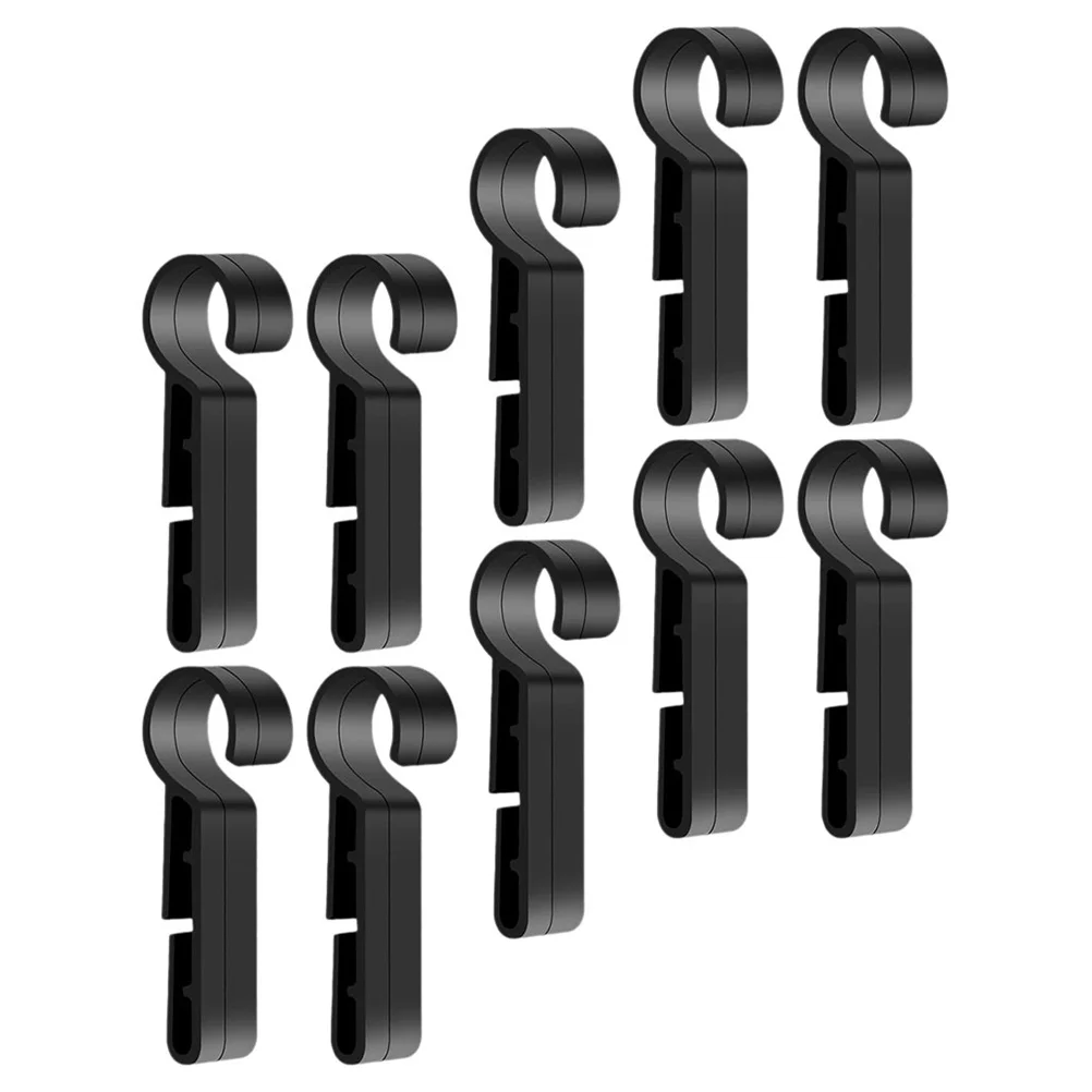 20 Pcs Headlight Buckle Hard Hat Mounting Clip Safety on Side Plastic Hardhat