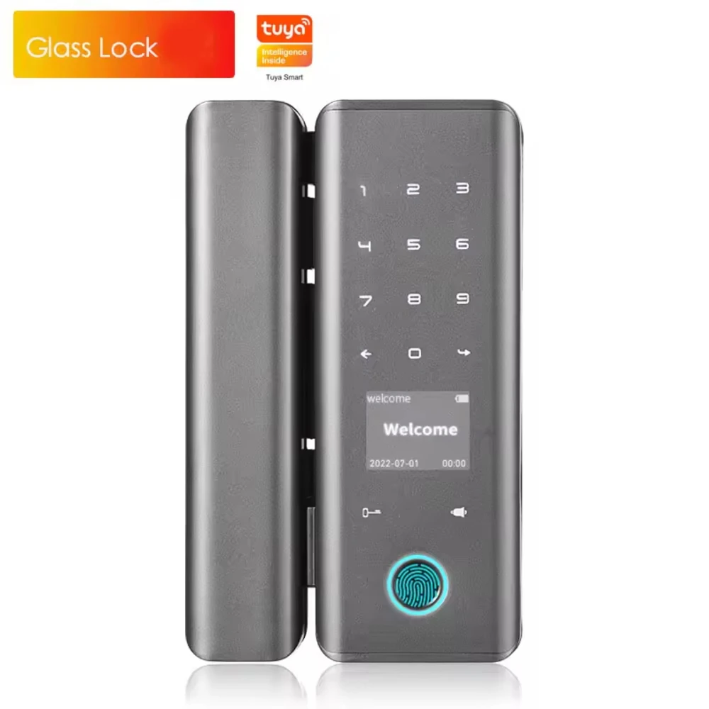 

Smart Glass Door Lock Fingerprint Smart Lock Password Door Access Control System with Bluetooth APP for Home Office
