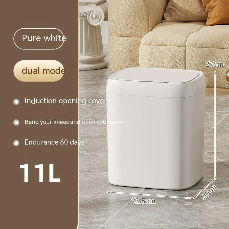Inteligente Trash Bin Creative Bathroom Automatic Home Office Waterproof New Designer Induction Smart Sensor Trash Can waste bin