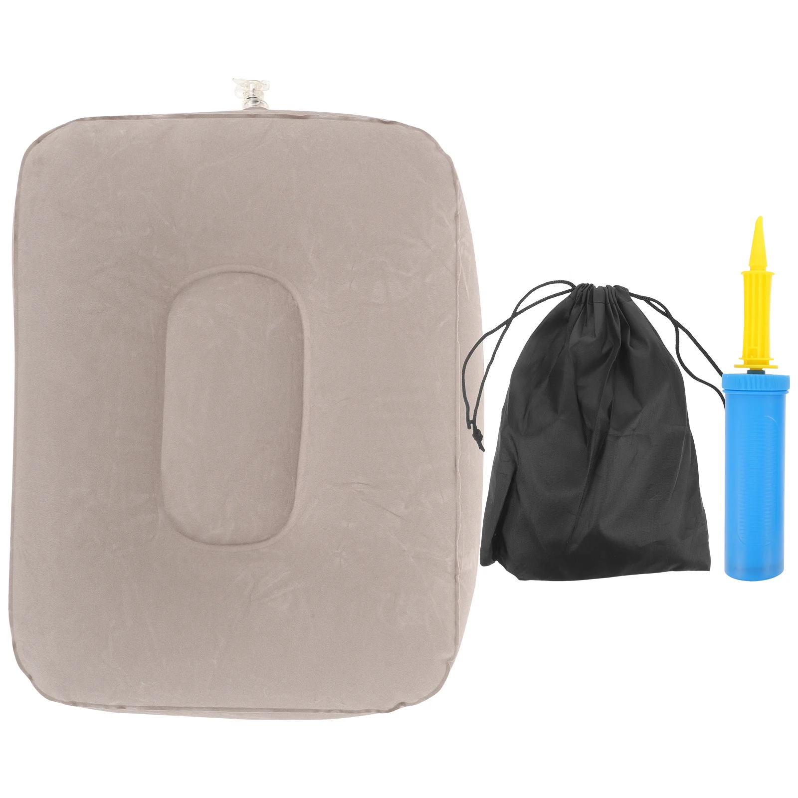 

Inflatable Foot Rest Pillow Multi-Functional Leg Support for Airplane Travel Home Car Train Office Portable and Comfortable Gift