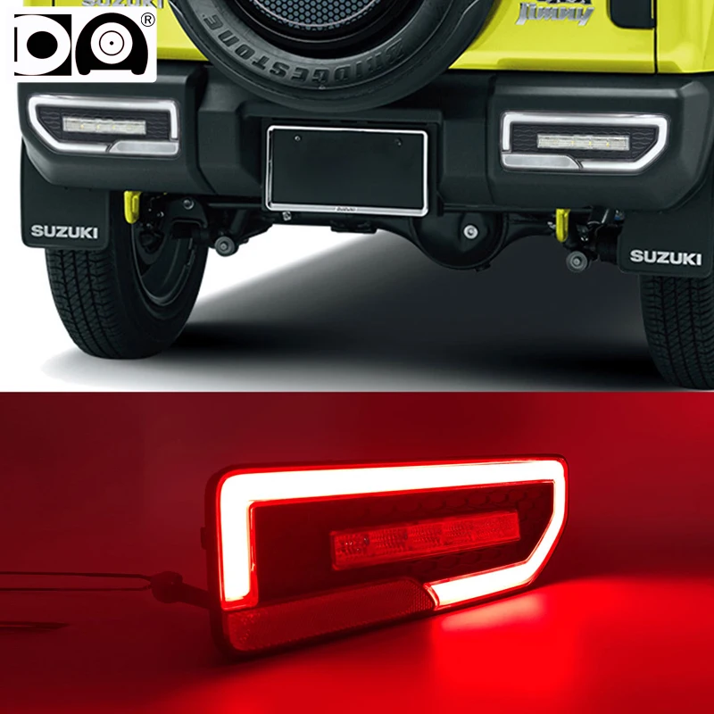 

2 pcs Car LED Tail Lamp Rear Lamp Brake light Flow Turn Signal Reversing lights for Suzuki JIMNY 2019 2020 2021 2022 JB64 JB74