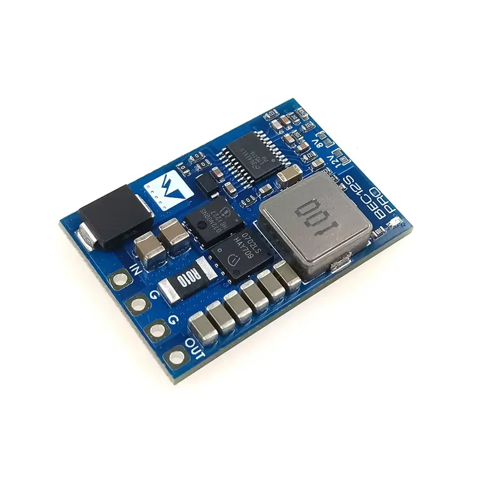 MATEK BEC12S-PRO 9-55V TO 5V/8V/12V-5A Voltage Regulator BEC Power Module Overcurrent Protection Self-recovery for RC FPV Drone