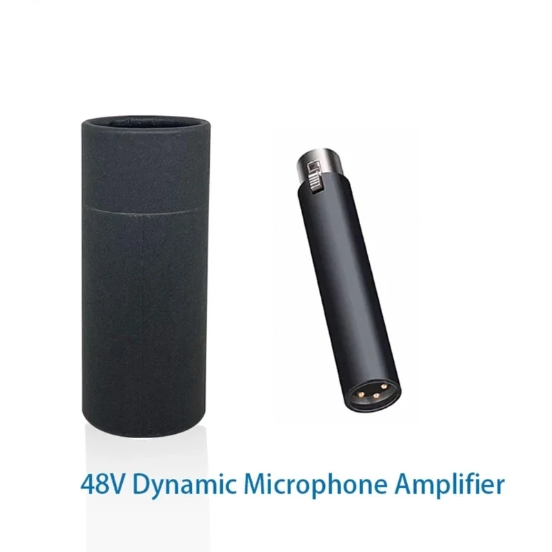 Bộ tiền khuếch đại micro động kim loại chuyên nghiệp cho hiệu suất du lịch Phụ kiện micro trực tiếp Giảm tiếng ồn