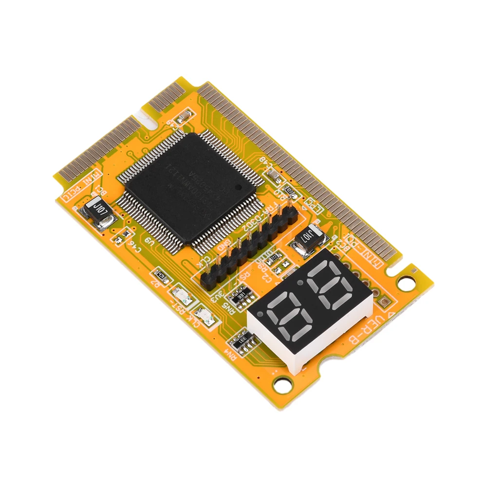 Mini PCI PCI-E Debug Card Expert Fault Diagnostic 2-Digit Laptop Computer Motherboard Post Tester PCI Express PC Analysis Card