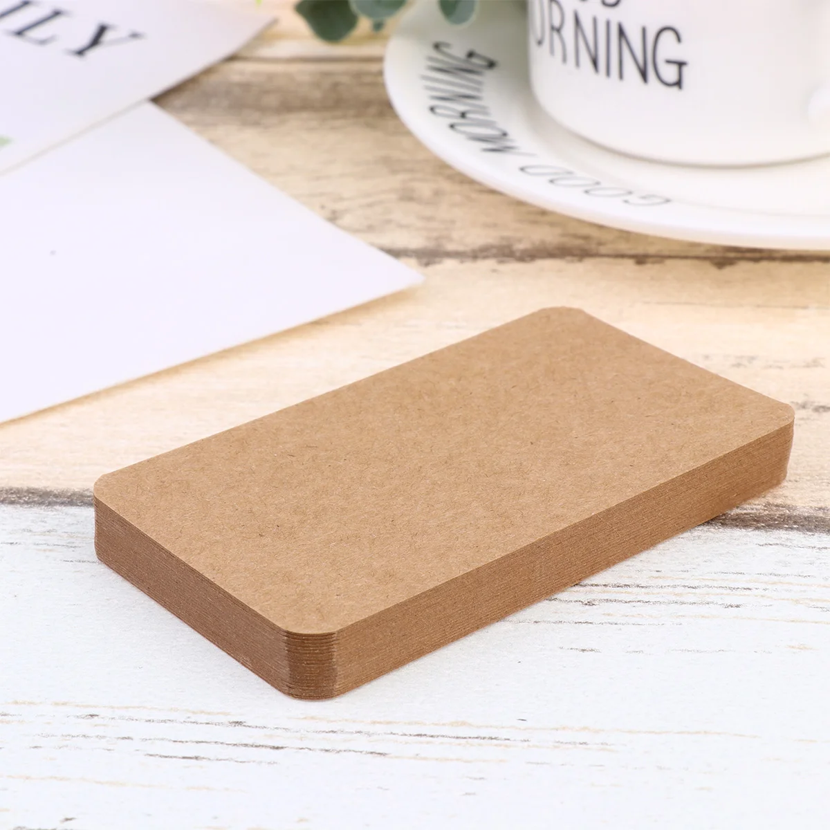 100 Pcs Bookmark Postcard Bookmarks DIY Memo 9X53CM Blank Cards Index Stock Study