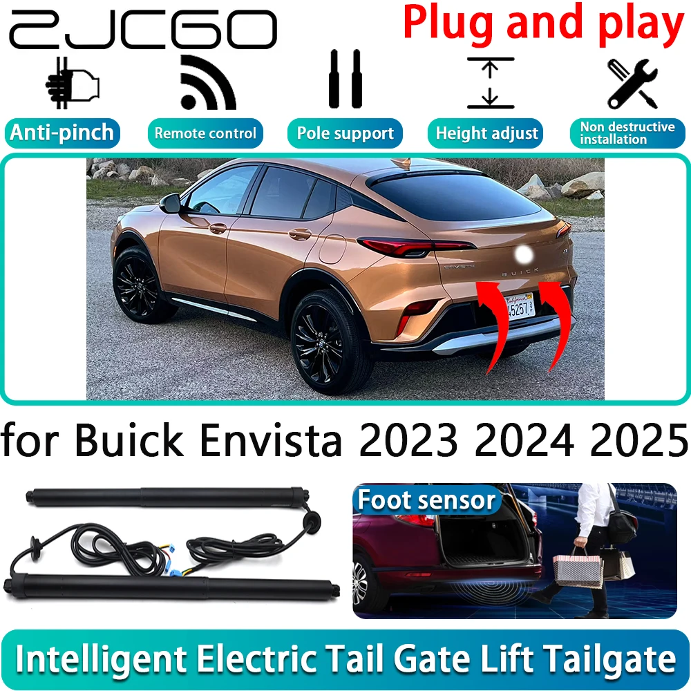 

ZJCGO for Buick Envista 2023 2024 2025 Car Electric Powered Tailgate Power Liftgate Automatic Tailgate System With Foot Sensor