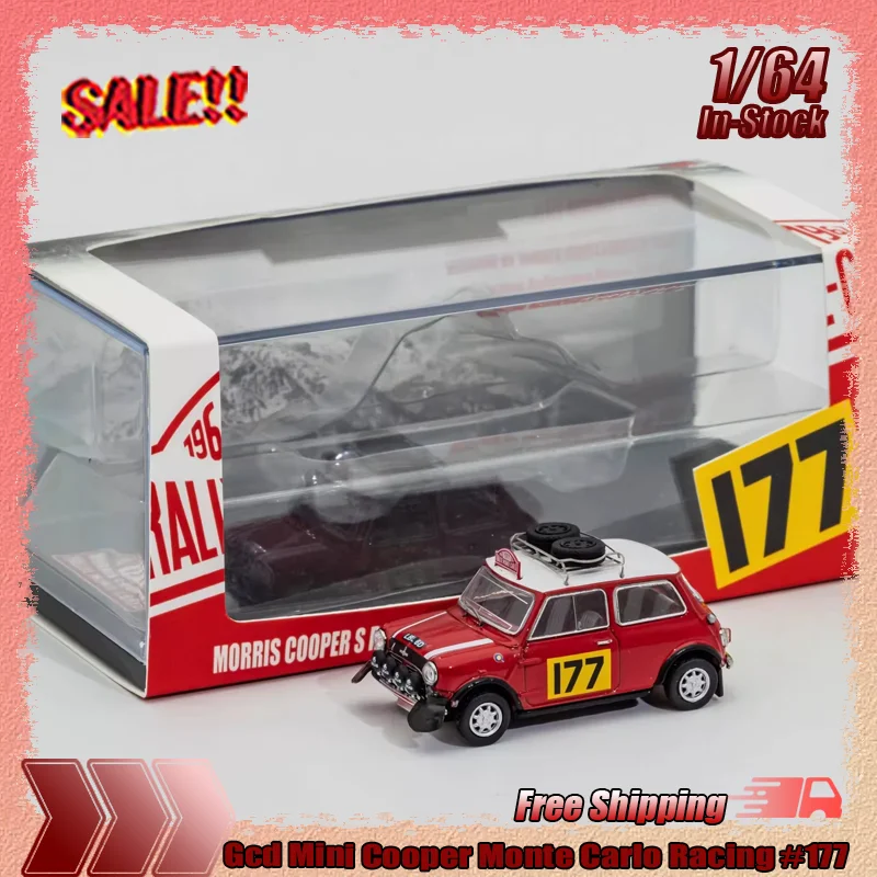 Nuovo Gcd 1:64 Mini Cooper Monte Carlo Classic Racing Simulazione In Lega Modello di Auto In Miniatura Personalizzato Giocattolo Per Bambini Regalo Ornamento