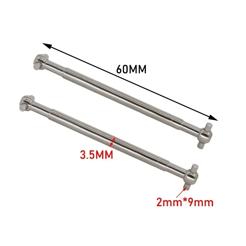 Eixo de transmissão dianteiro e traseiro de metal, eixo de transmissão cvd para scy 16101 16102 16103 16201 pro 1/16, peças de atualização de carro rc sem escova