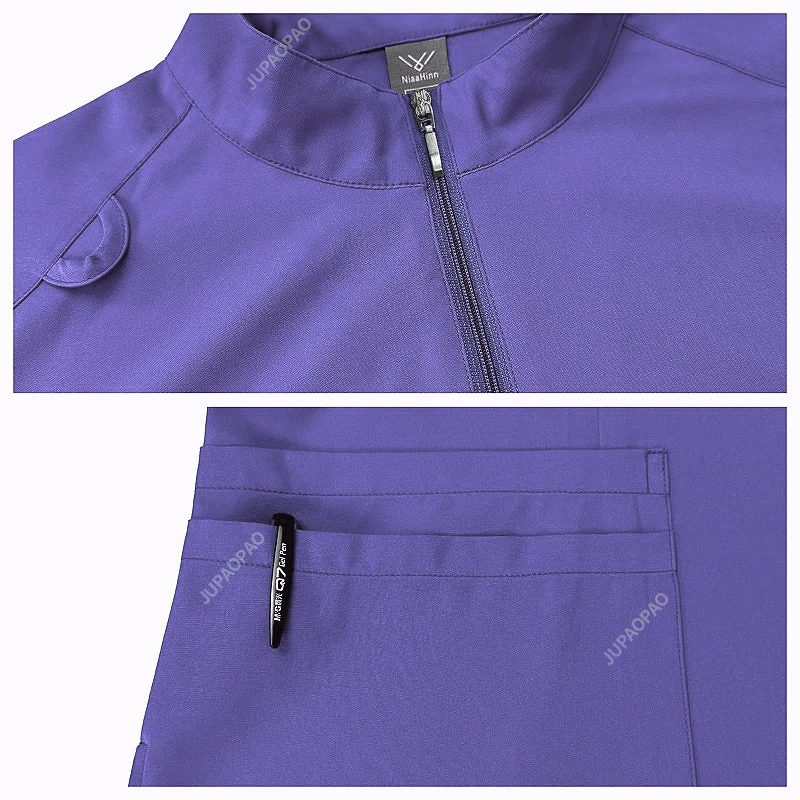 Vêtements de travail d'hôpital haut de gamme, uniformes médicaux de salle d'opération, ensembles de travail d'hôpital, fournitures médicales, robes chirurgicales dentaires pour infirmières