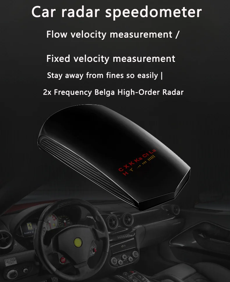 Picture 3: Factory Price V3 Warning Device for universal cars with Full frequency reception X.K.KA.CT etc. English/Russian version Optional