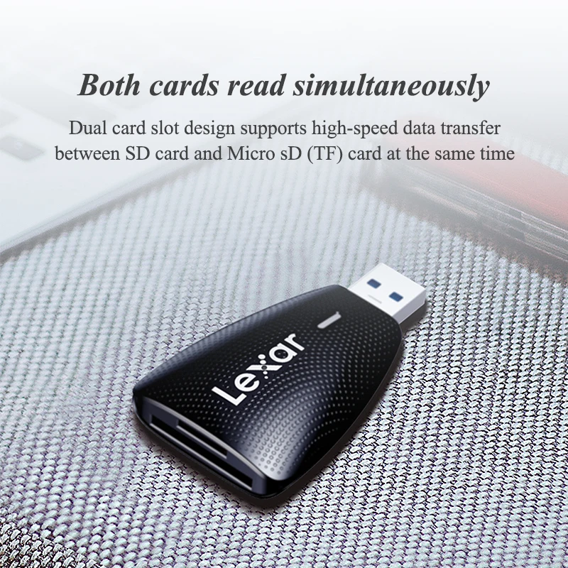 قارئ بطاقات Lexar USB3.1 USB3.2 Type-C إلى SD MicroSD TF بطاقة للكمبيوتر المحمول الذكية قارئ بطاقات الذاكرة microsd محول بطاقة SD