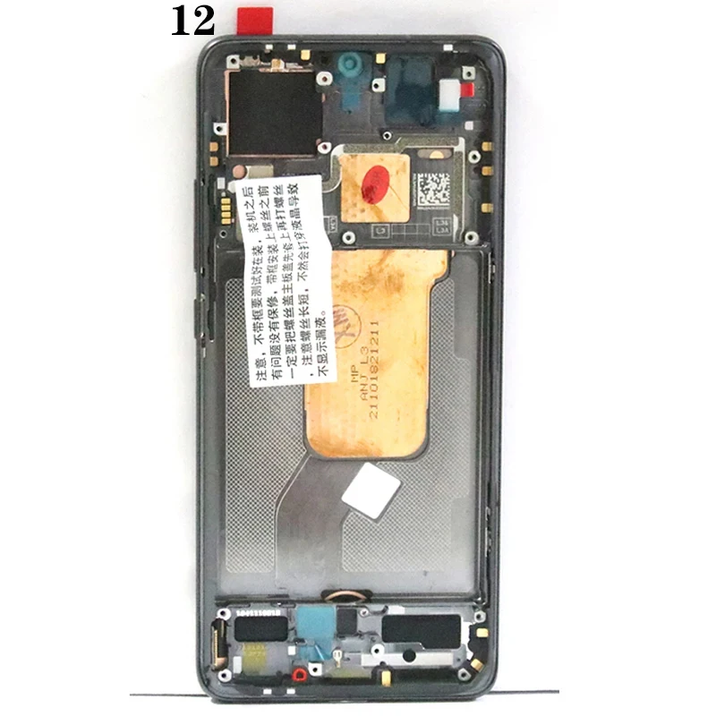 Original 120Hz AMOLED 6.28'' Replacement For Xiaomi Mi 12 12X 12S LCD Display Touch Screen