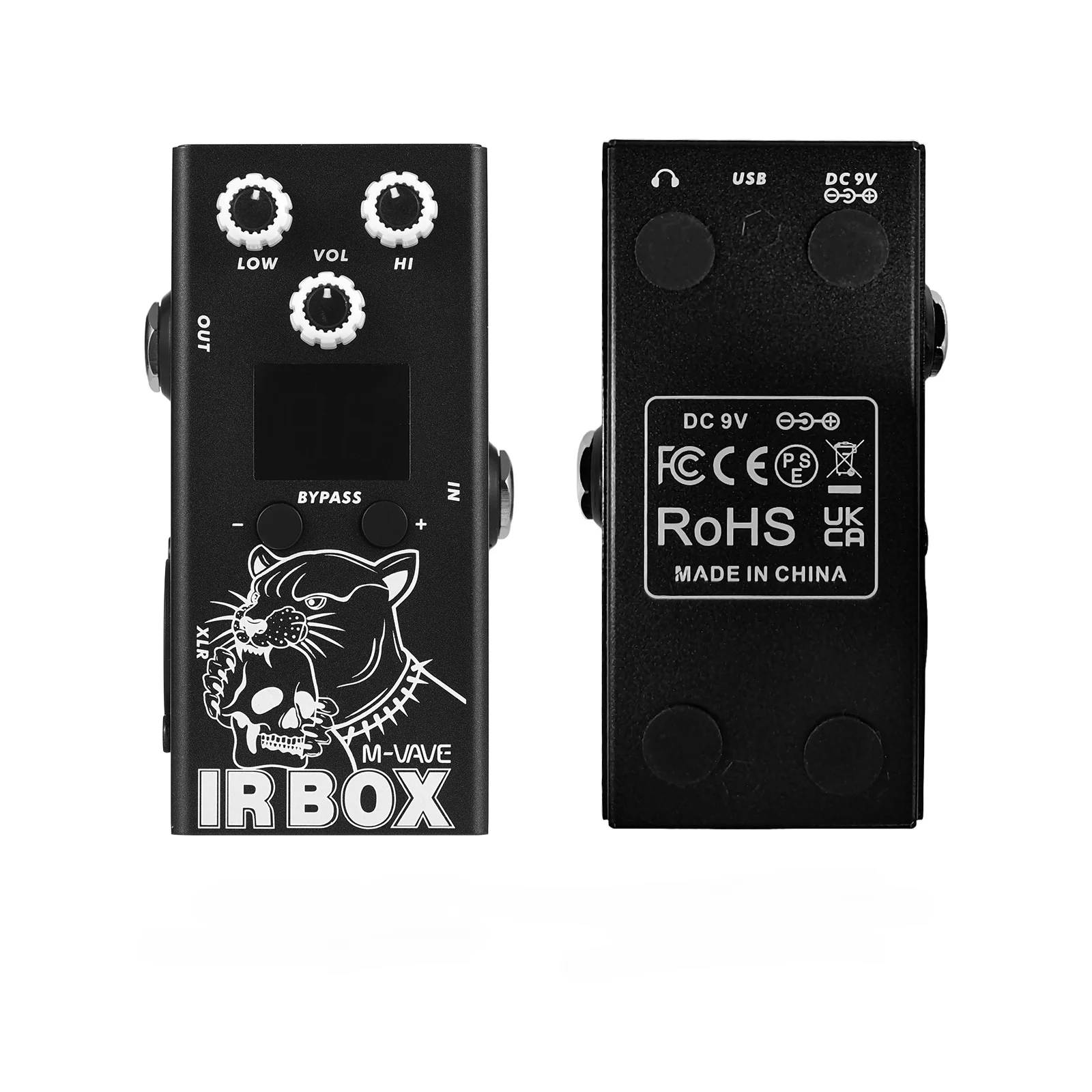 M-VAVE Guitar IR Box Music Effects Pedal Cab Impulse Response Cabinets Speaker Simulator Output Interface DC 6.35mm Input Output