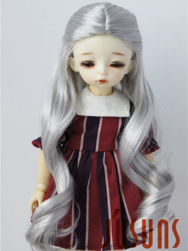 

【JUSUNS】JD028 1/6 1/4 1/3 Boneka Alice Fantasy Длинные волнистые парики с завязками на спине для крошечных кукол YOSD MSD SD DOD Blythes Doll