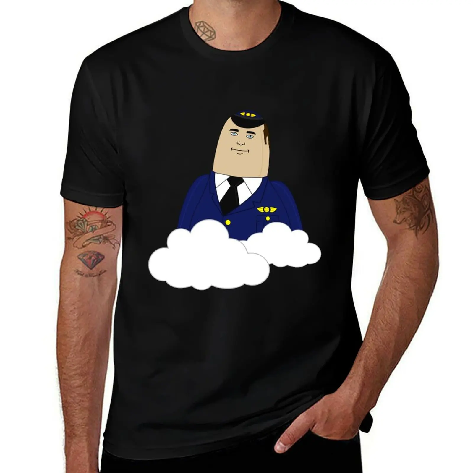 

Airplane Movie 'Inflatable Autopilot' T-Shirt funny t shirts cotton funny t shirts dark humor man t shirt graphic T-shirt