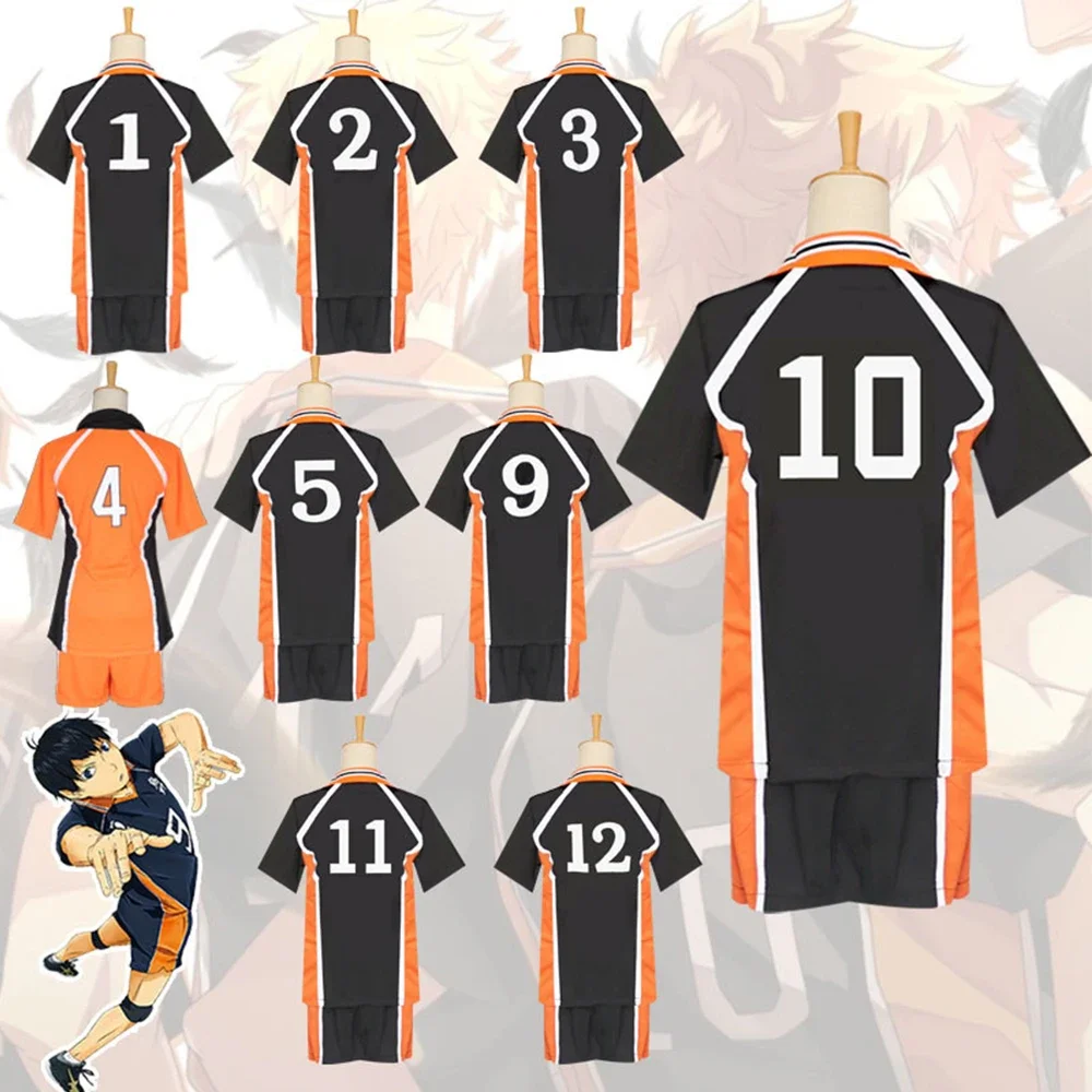 Anime Haikyuu Cosplay Costume Karasuno High School Volleyball Club Hinata Shyouyou Kageyama Sportswear Jerseys Halloween Gifts