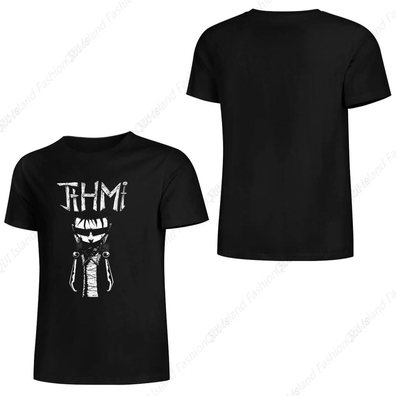 The Homicidal Anime Maniac Men's T Shirt Unisex Casual Cotton Round Neckline Tee Short Sleeve Classic Graphic Shirts Black