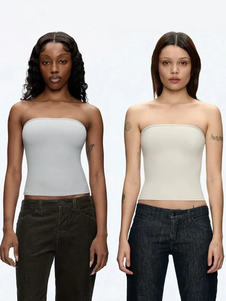 

Tankair basic tube top with high elasticity and skin-friendly kiko same style top
