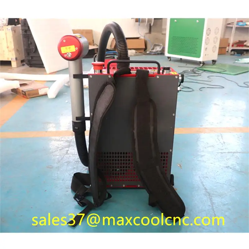 Backpack Laser Rust Removal Cleaning Tool 100W 200W 300W Oxide Layer Paint Laser Cleaning Machine