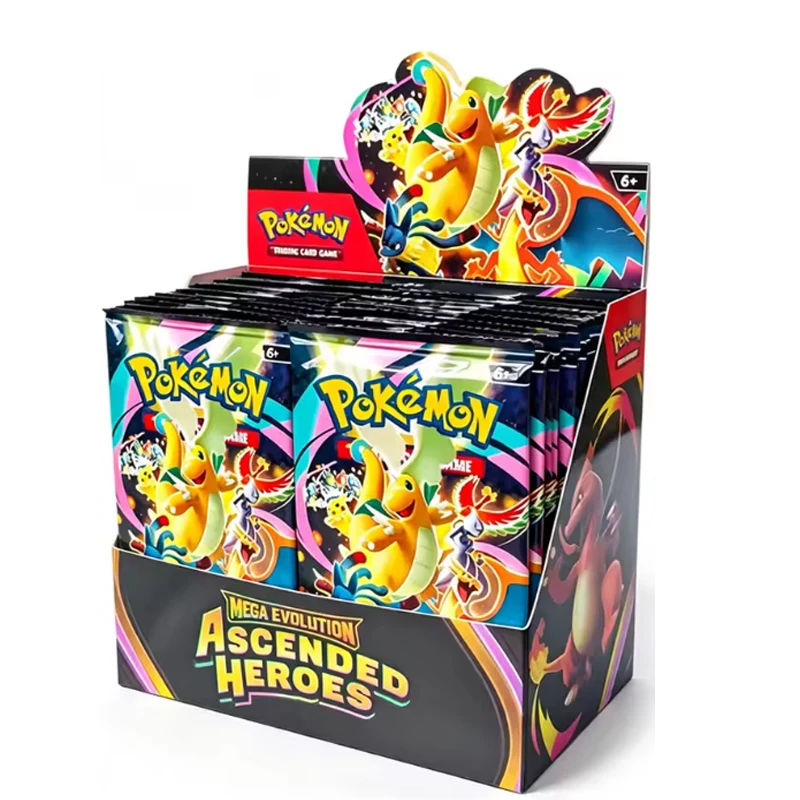 USA Pokémon Cards Chaos Rising Booster Box 36 Packs 360 Cards English TCG Collectible Trading Card Game Toys for Kids Gift