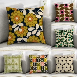 Art O-Orla Kiely Flower Pillow Case Sofa Decorative Home Double-sided Print Plush Square Throw Pillow Covers Cushion Decor Cover
