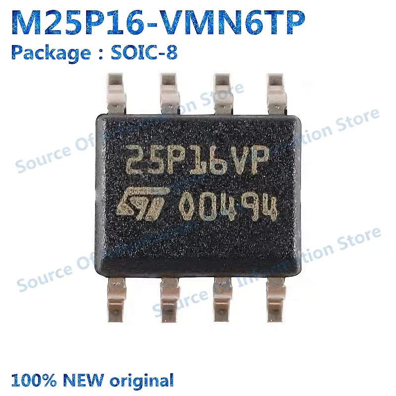 M25P16-VMN6TP SOIC-8 16Mb Serial Flash Embedded Memory Chip