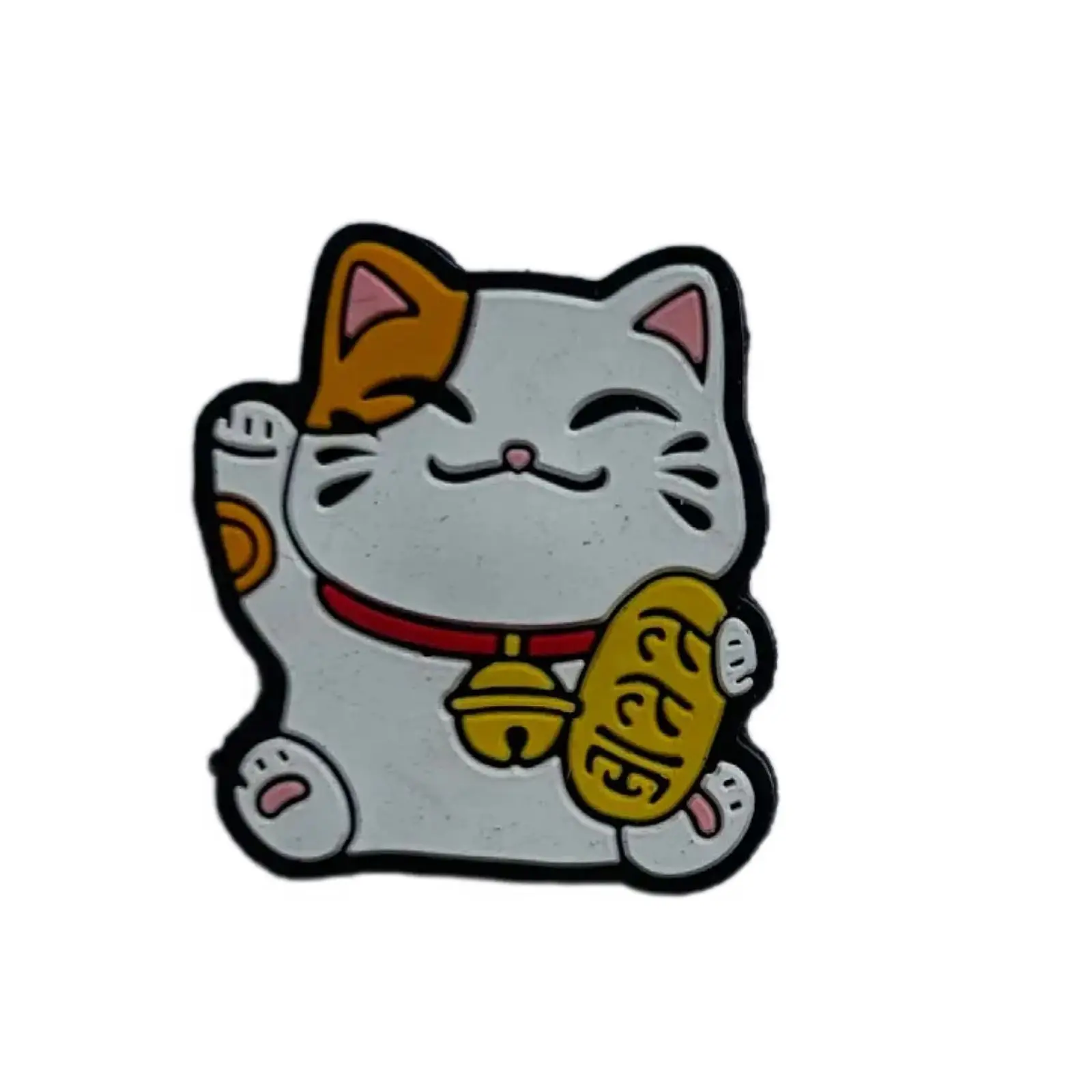 Cartoon Lucky Cat (Maneki Neko) Tennis Dampener, Silicone Tennis Racket Vibration Shock Absorber, Cute Tennis String Damper A