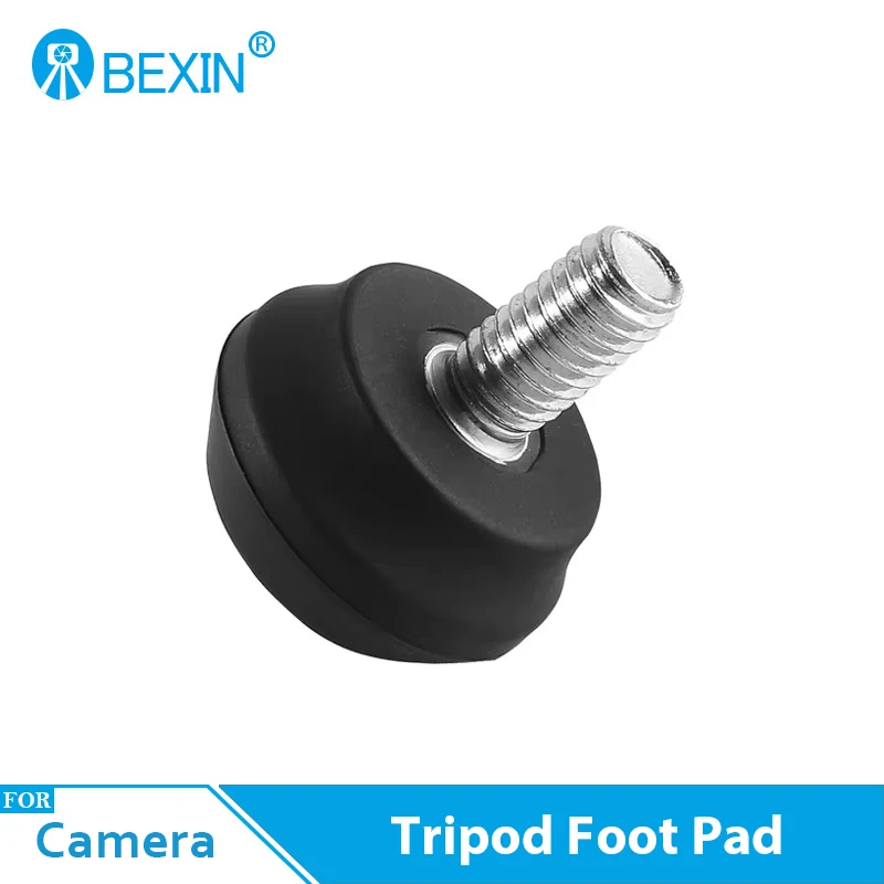 BEXIN FT-10 Universal 3/8 Screws Tripod Monopod Foot Pad Plastic Tapered Rubber Anti-Slip Feet Pad for Tripod Monopod Feet Parts