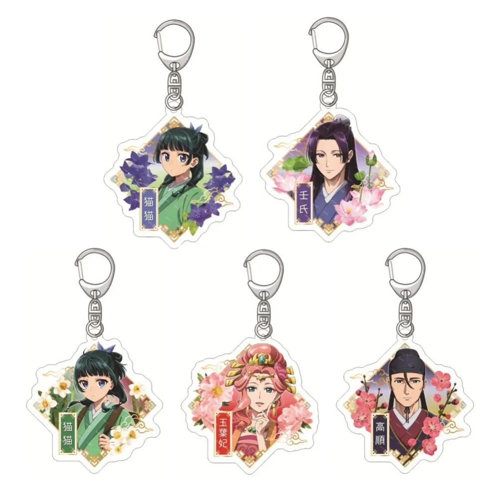 

Diy The Whisper of The Medicine House Girl Acrylic Keychain Two-dimensional Cute Cartoons Backpack Pendant Friend Holiday Gifts