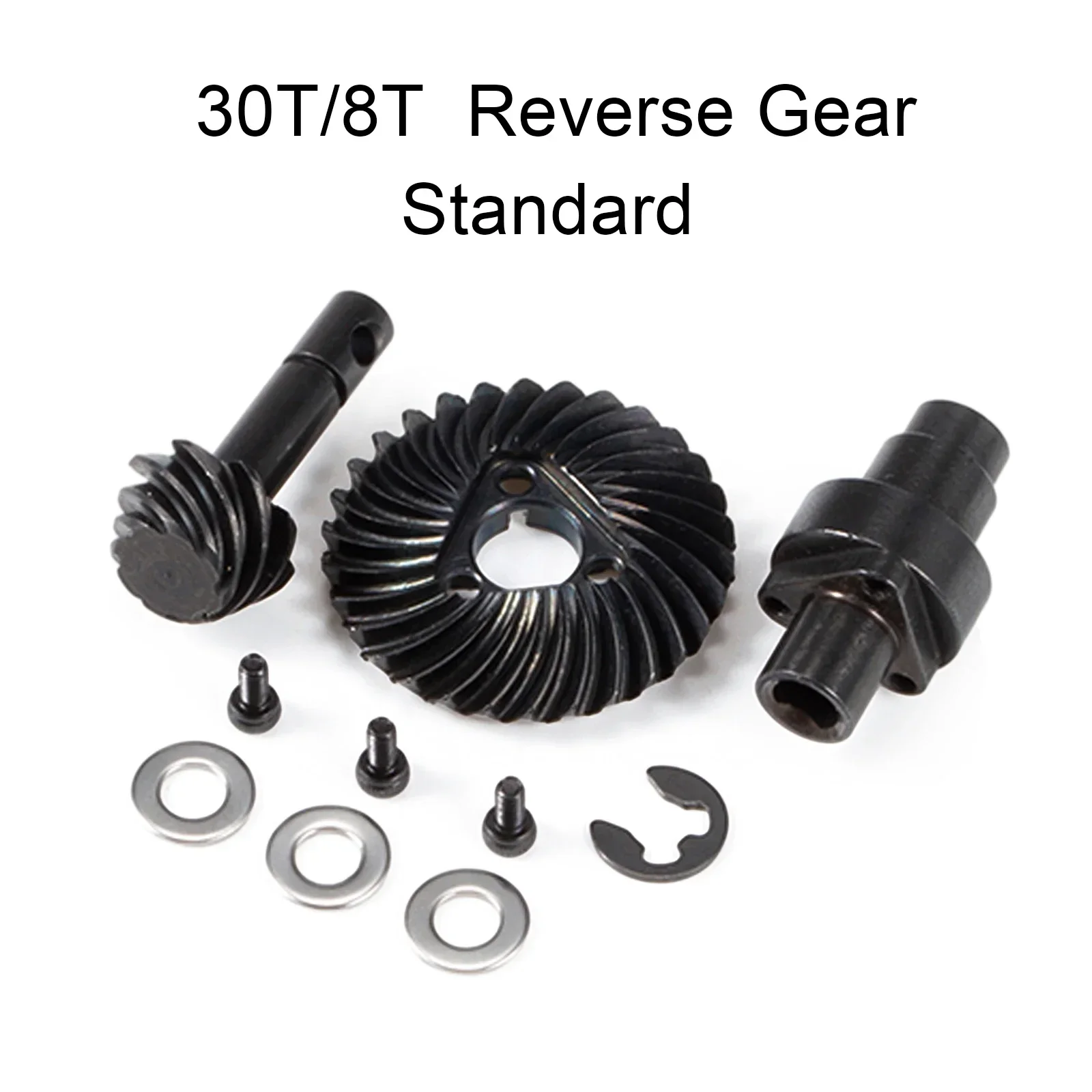 Helical Bevel Gear Set Overdrive Underdrive 24/8T 27/8T 30/8T 33/8T voor Axial SCX10 Pro SCX10 II AR44 SCX10 III AR45 Capra F9