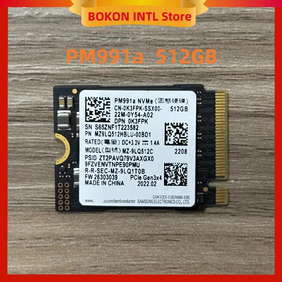 内蔵型SSD PM991A NVMe SSD 1TB M.2 2280 Amazon.com: SAMSUNG 1TB SSD M.2 2230 30mm PM991a NVMe PCIe Gen3 x4