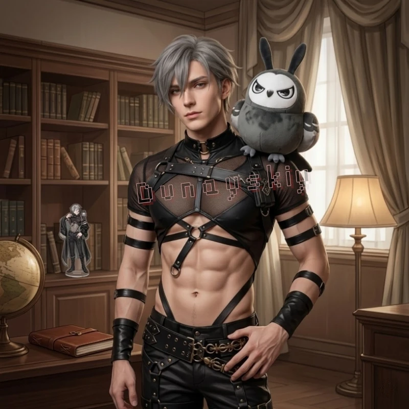 

Nu:carnival Lim's Pal Dad Owl Plush Figure Soft Cosplay Anime Game Peripheral Cute Stuffed Festival Gift Halloween Costume Party
