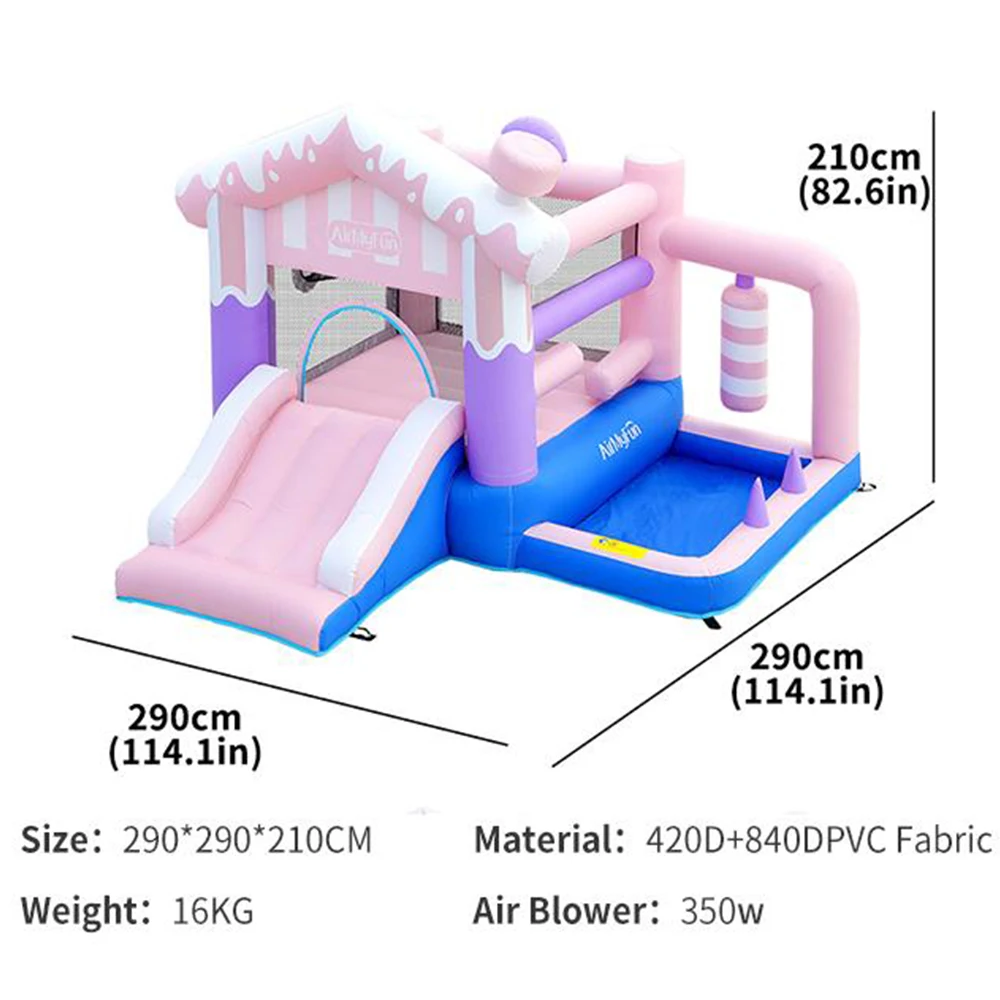 New hot selling pink inflatable castle for children jumping inflatable bouncing castle bounce house inflatable