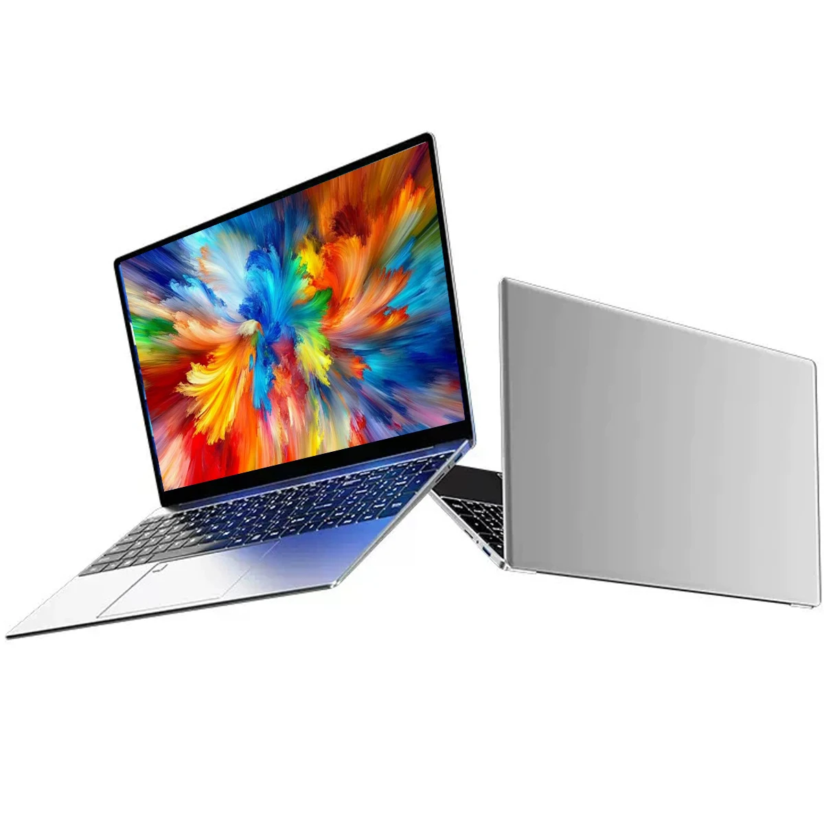 Laptop N5095 de 15,6 ", até 32 GB de RAM 2 TB Windows 10/11 Pro, teclado inglês russo retroiluminado preto Notebook portátil