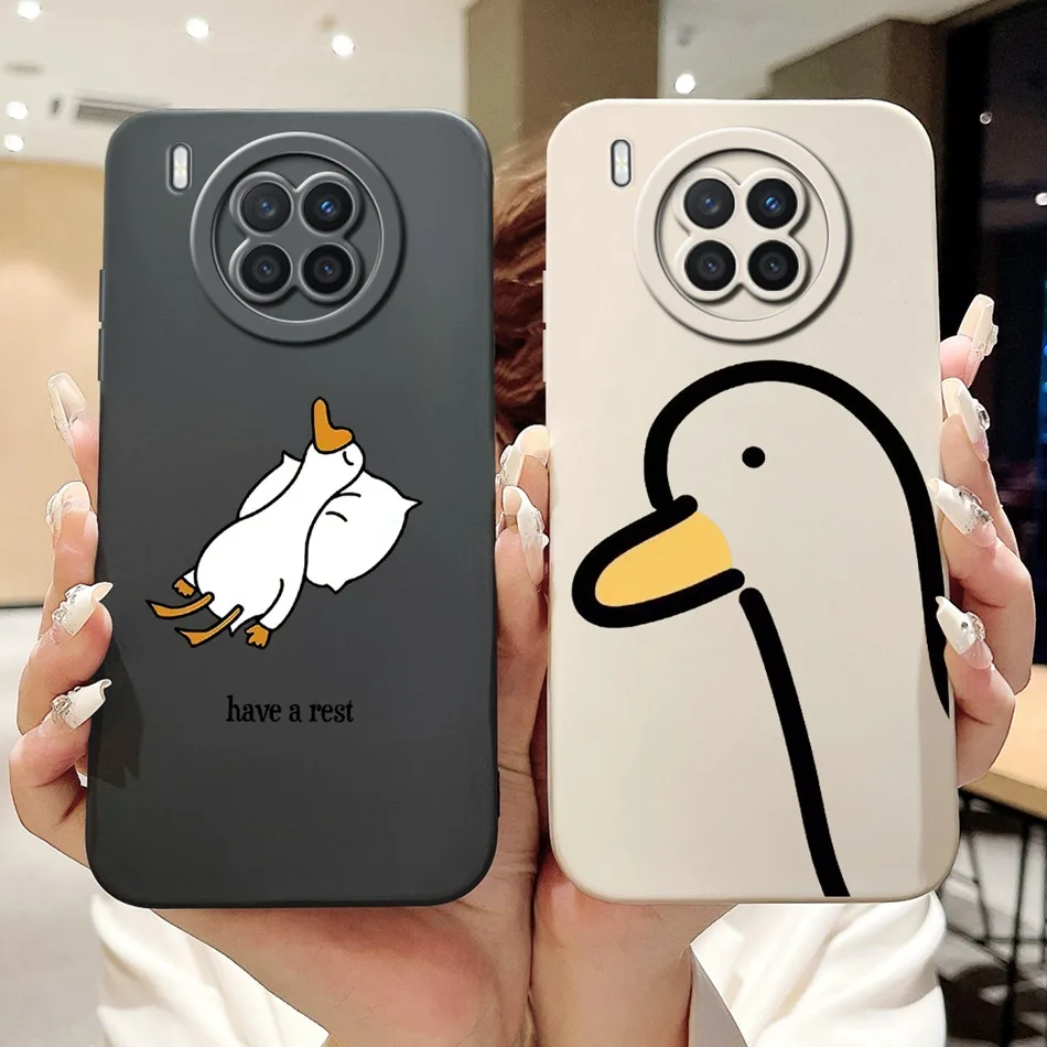 For Huawei Nova 8i NEN-L22 NEN-LX1 NEN-LX3 Cute Panda Rabbit Cartoon Case For Huawei Nova8i Shockproof Soft Silicone Phone Cases