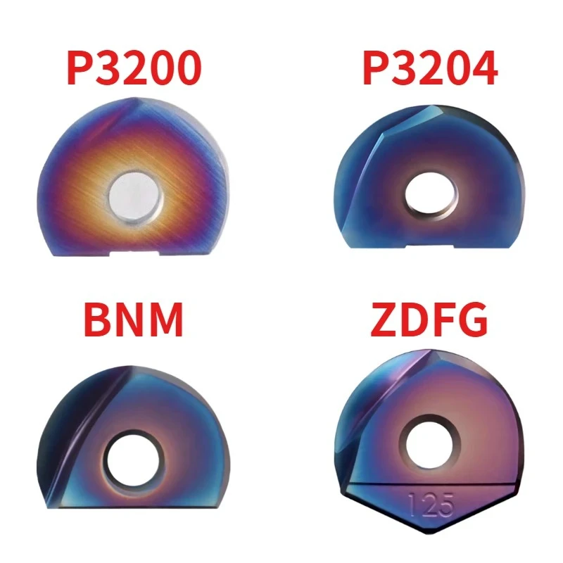 Semi-Circle ZDFG BNM Carbide Milling Inserts For Ball Nose ABPF BNML Milling cutter Head/Bar Blades D10 D12 D16 D20 D25 D30