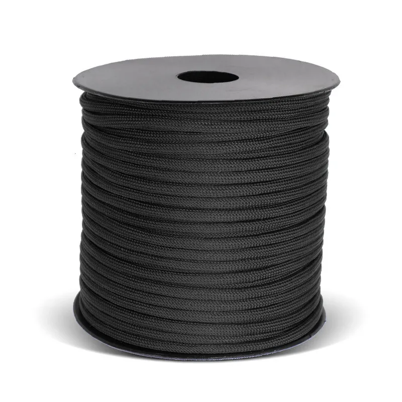 Militärisches Paracord für das Überleben im Freien, 9 Stränge, 4 mm, 650 Paracord, 50 m, 100 m, taktische Fallschirmschnur, Camping, Webseil – Detail 12