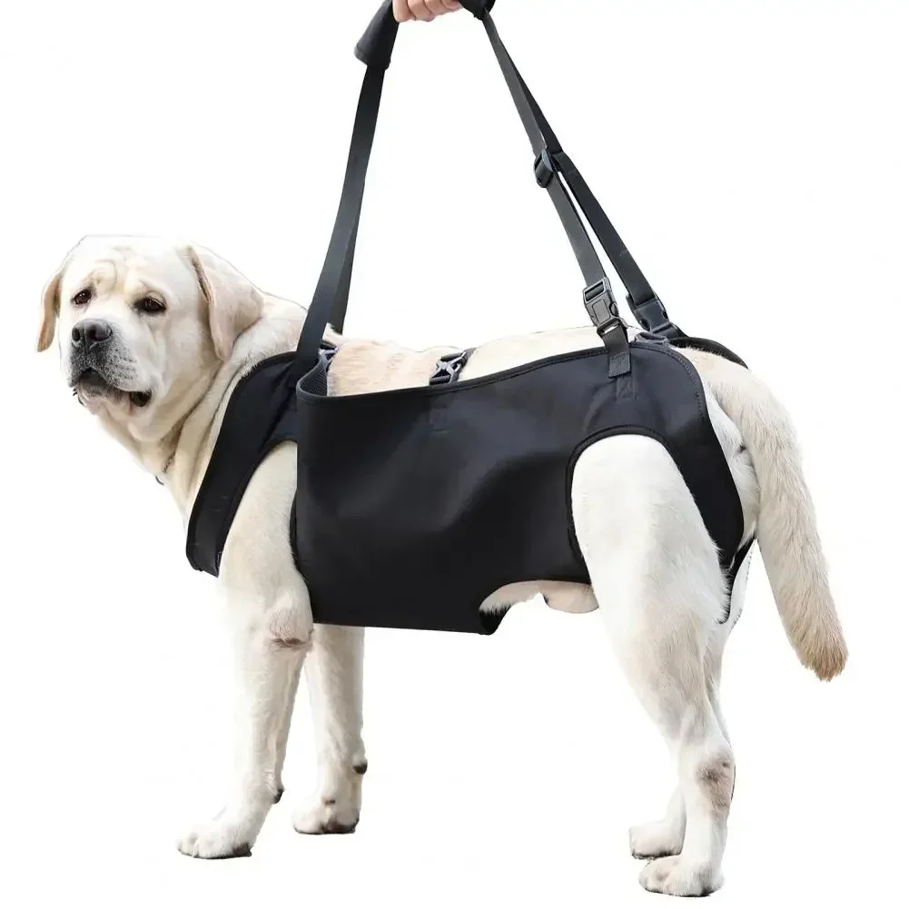 Portable Dog Sling For Back Legs Hip Support Harness Older Limping Canine Aid Dog Assist Rehabilitation Lifting Harness Leashes