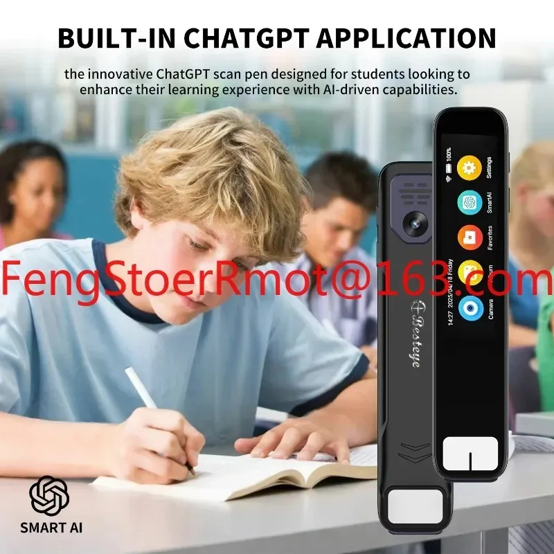 Pocket AI Speech Translator Pen for Travel and Learning Multi-language Instant Translation Device