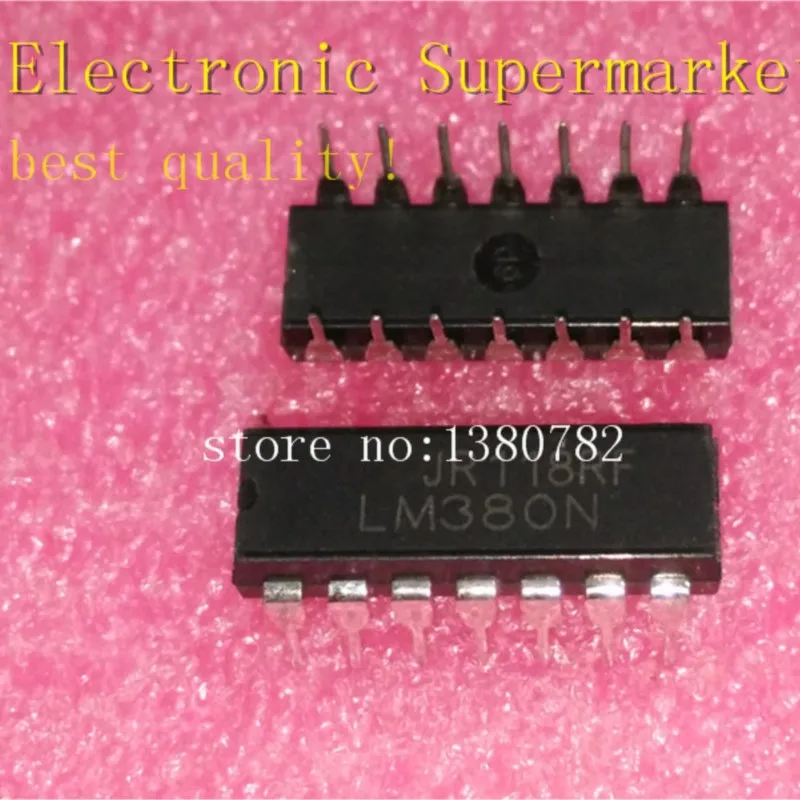 Free Shipping 50pcs/lots LM380N LM380 DIP-14 IC In stock!