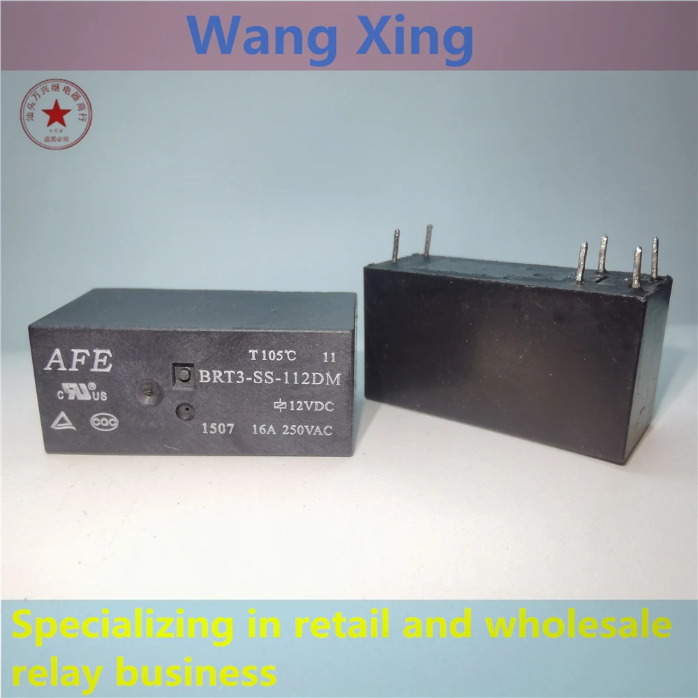 BRT3-SS-105DM BRT3-SS-112DM BRT3-SS-124DM Electromagnetic Power Relay 6 Pins