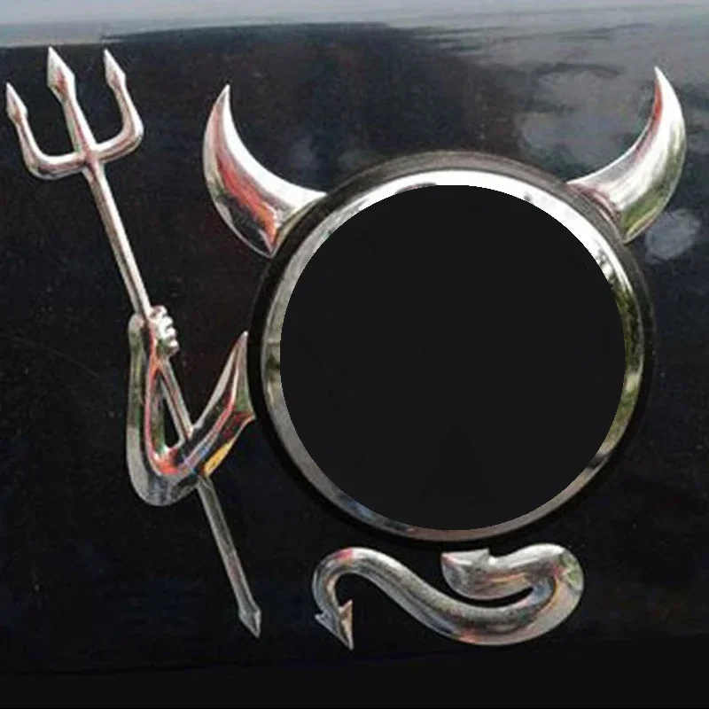 GEFENSI Creative 3D Little Devil Demon Styling Car Sticker Funny Car Emblem Logo PVC Decals Auto Decoration DIY Car Exterior Acc