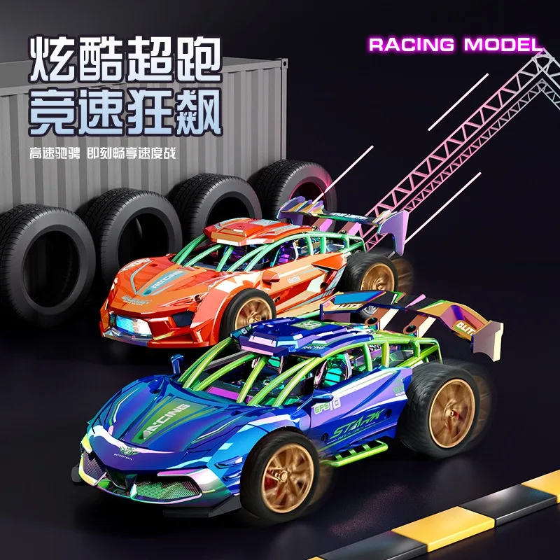 diecast racing car model alloy sports vehicle toy with engine sound drift practical gift for hobby collection desktop display