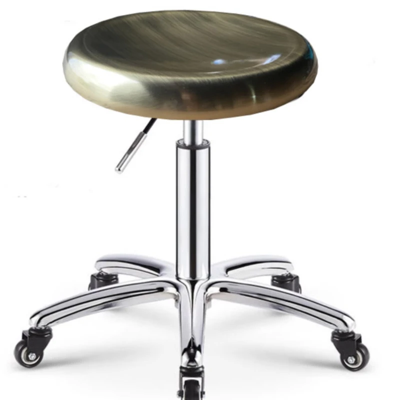 

Lifting beauty stool, barber shop chair, rotating lifting round stool, hairdresser, large stool, pulley, hair cutting stool