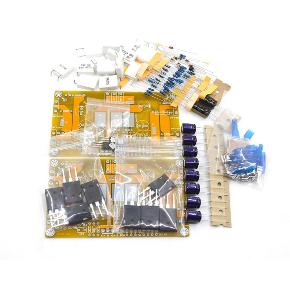 Ein Paar PASS A3 PCB Board/DIY KITS/Fertigen 30W + 30W Klasse A Geschmack Einzigen-ended Verstärker Unterstützt Ausgewogene & Unsymmetrische Eingänge