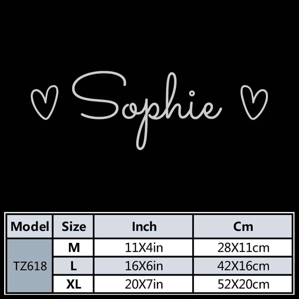 1pc Romantic Personalize Custom Name Love Nursery Wall Stickers Vinyl Art Decals For Bedroom Wall Decoration Murals
