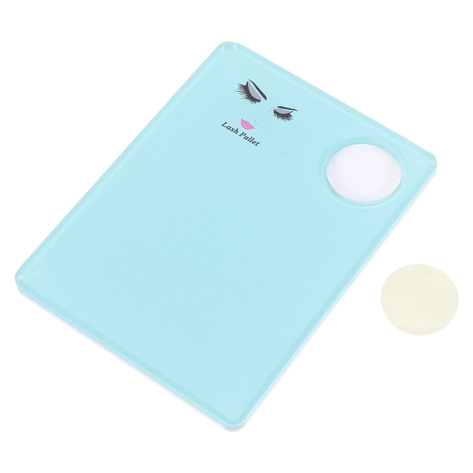 حامل تمديد الرموش من الأكريليك، حجر الرموش، صينية رموش متينة لتطبيق الصالونات، لوحة تمديد الرموش