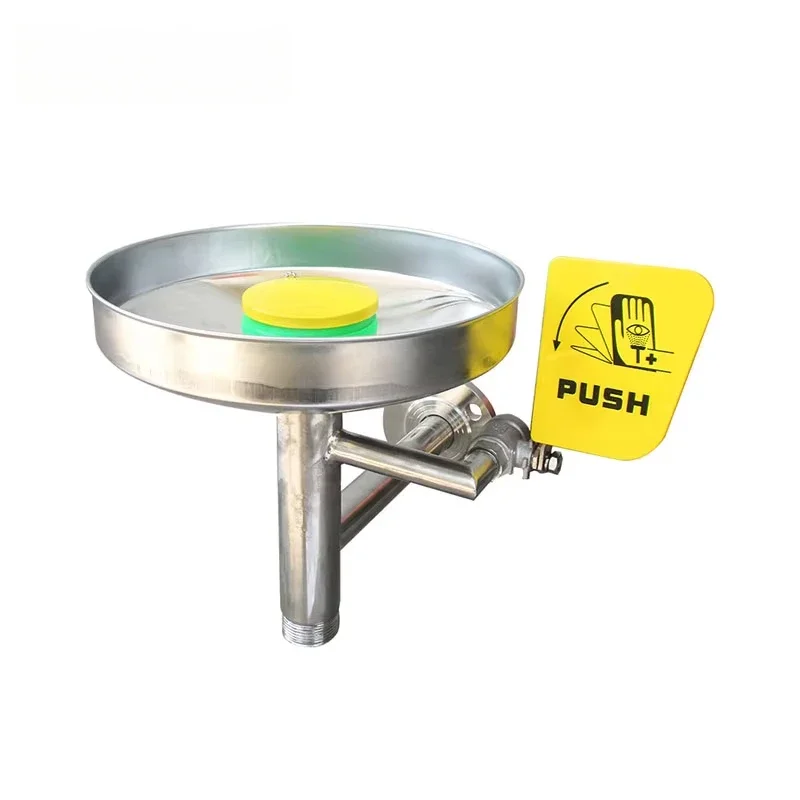 

OEM 304 Stainless Steel & ABS Wall Mounted Eye Face Wash Station Emergency Eye Wash Station