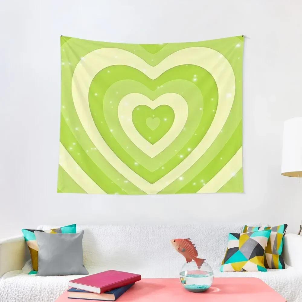 

green hearts Tapestry Nordic Home Decor Wall Decorations Bedroom Deco Tapestry